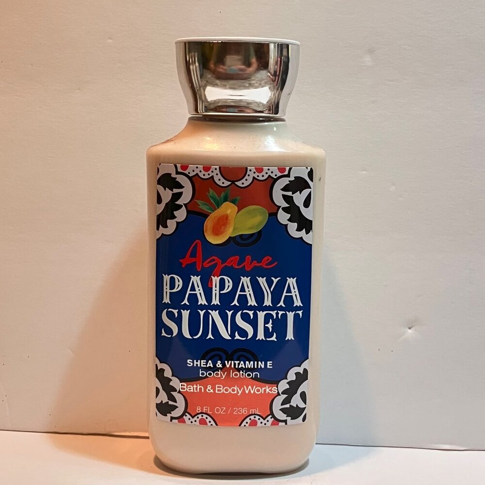 Bath & Body Works Agave Papaya Sunset Lotion 8oz